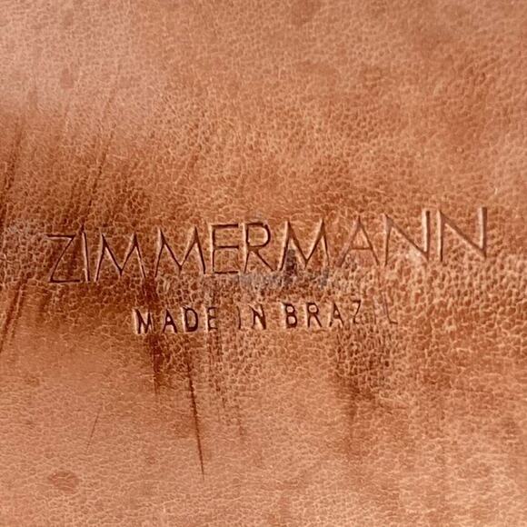 ZIMMERMANN Wrap Weave Leather Sandal Block Heel - Picture 15 of 16